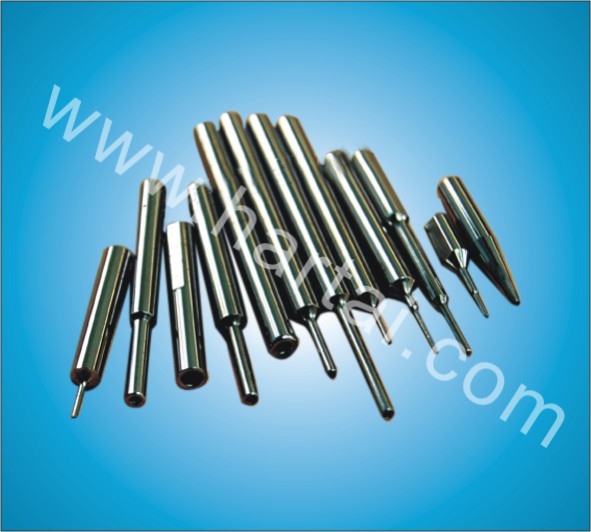 Tungsten carbide coil winding nozzle